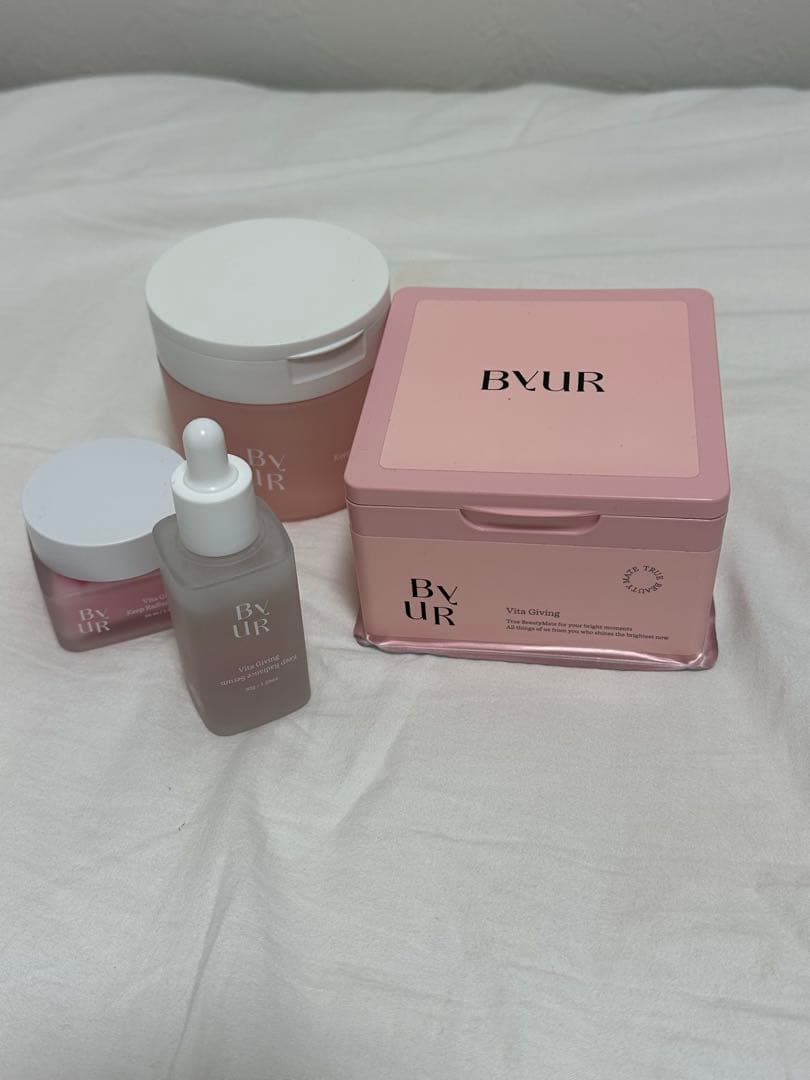 ByUR ビタギビング【シートマスク・トナーパッド・クリーム・セラム】セット