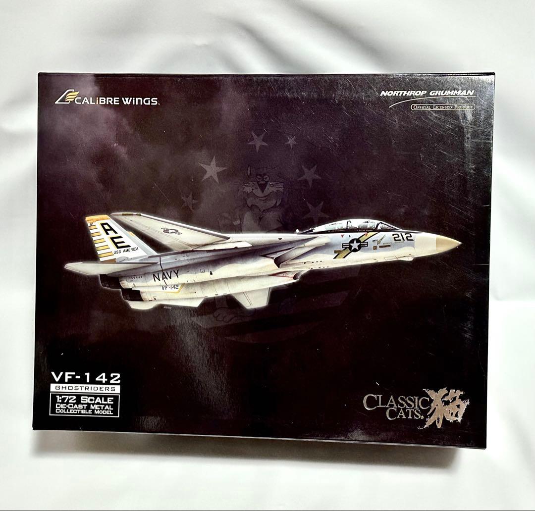 Calibre Wings 1/72 F-14A トムキャット VF-142 F-14A Tomcat 1:72 Diecast Model - Calibre Wings CL-CA721417 - $159.95