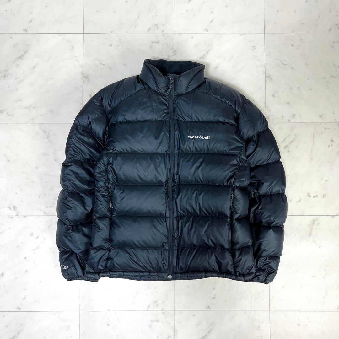 モンベル ライトアルパインダウンジャケット 800EX ブラック Lサイズ
