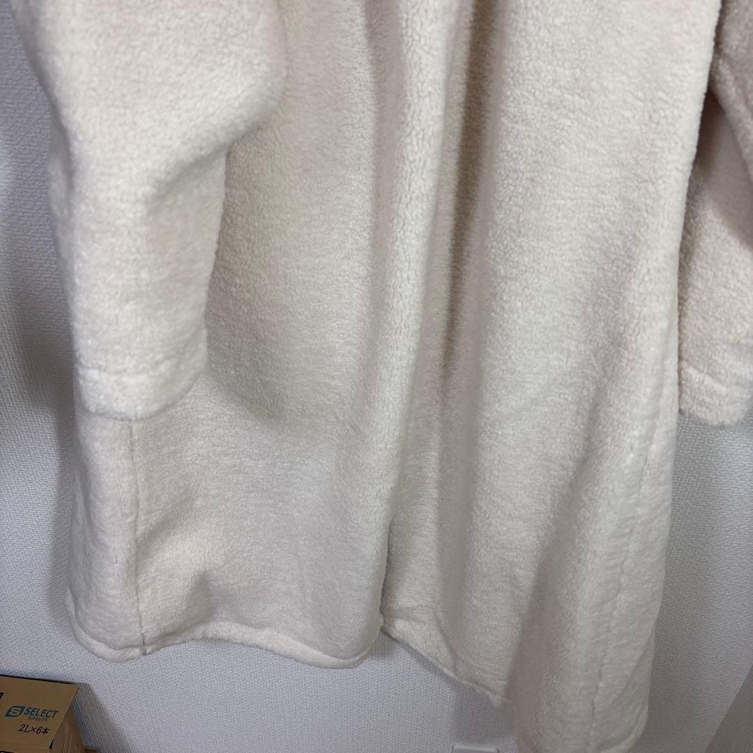 LASUD ファーボアコートアイボリー 未使用品 サイズ9号 定価34000円