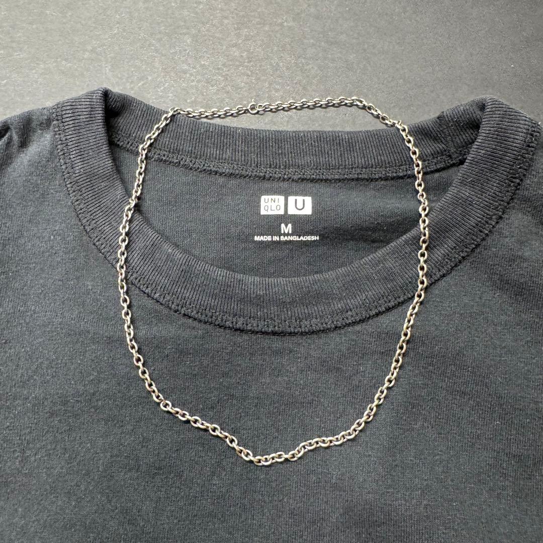 50㎝ 15g 燻し加工】小豆チェーン ネックレス - メルカリ