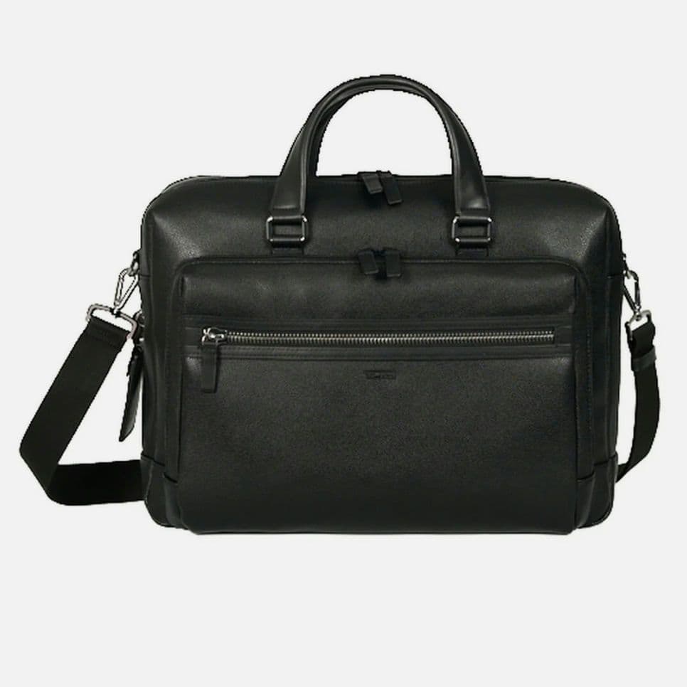 TUMI Oarkfield Large Brief レザー ブリーフケース