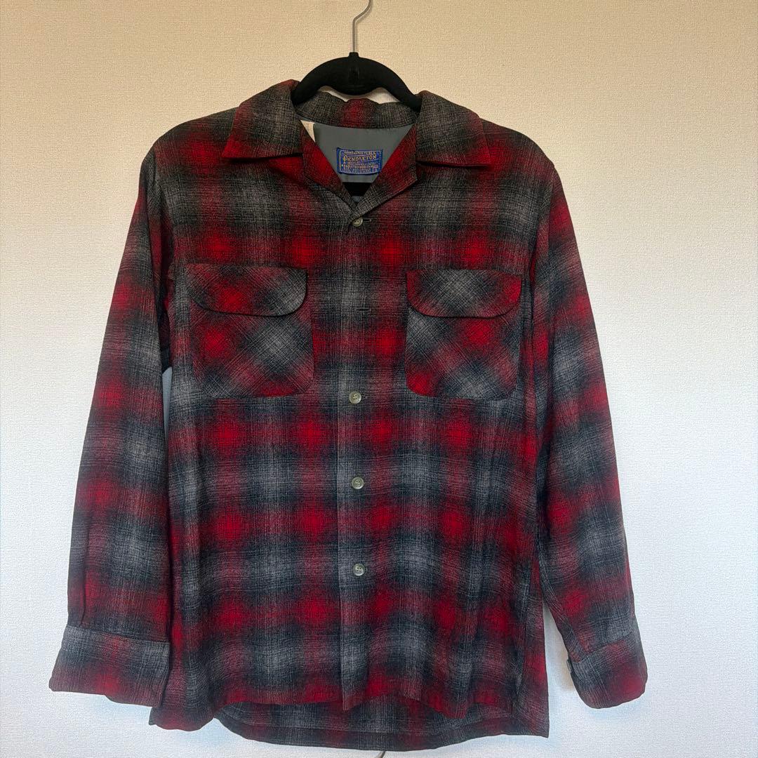 好配色 60s ペンドルトン オンブレ ウール ボード シャツ USA製