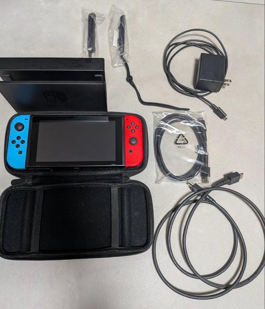 Nintendo Switch 本体 ネオンブルー/ネオンレッド（箱なし）