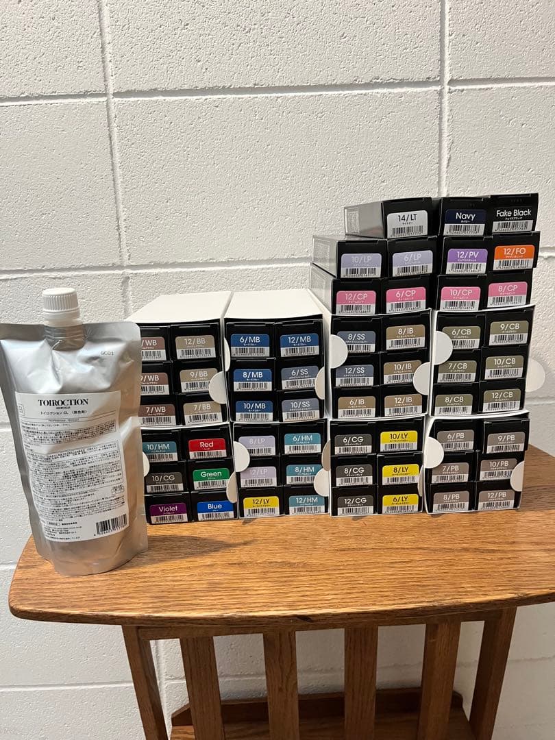 トイロクションカラーリング剤セット 59本