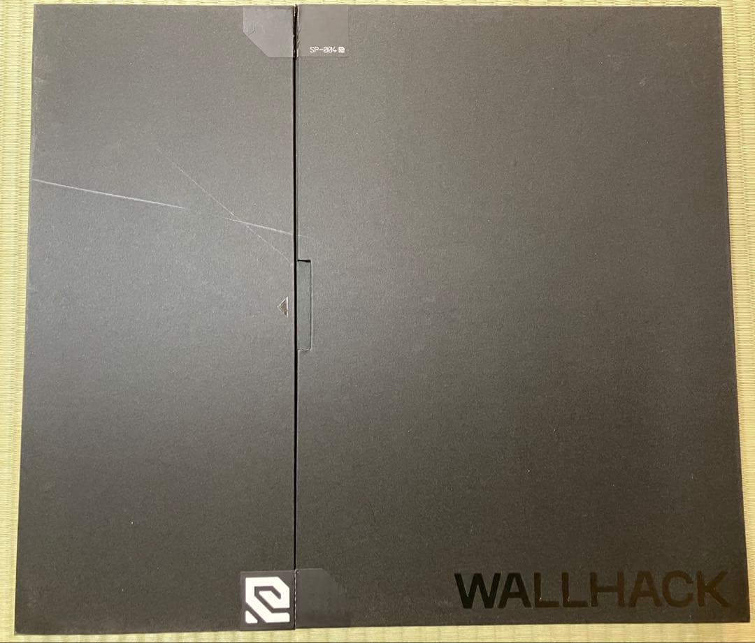 WALLHACK ガラスマウスパッド SP-004 ブラック SP-004A ブラック ガラスマウスパッド | WALLHACK