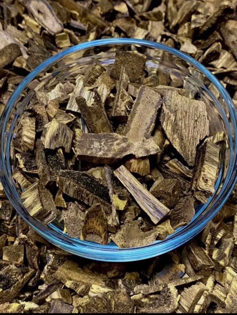 植林天然伽羅 100g【沈香 伽羅 香木 聞香 香道】落札後にお詰め致します。