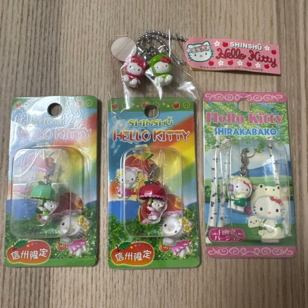 ご当地キティ　信州限定　りんご　白樺湖 4個セット　新品