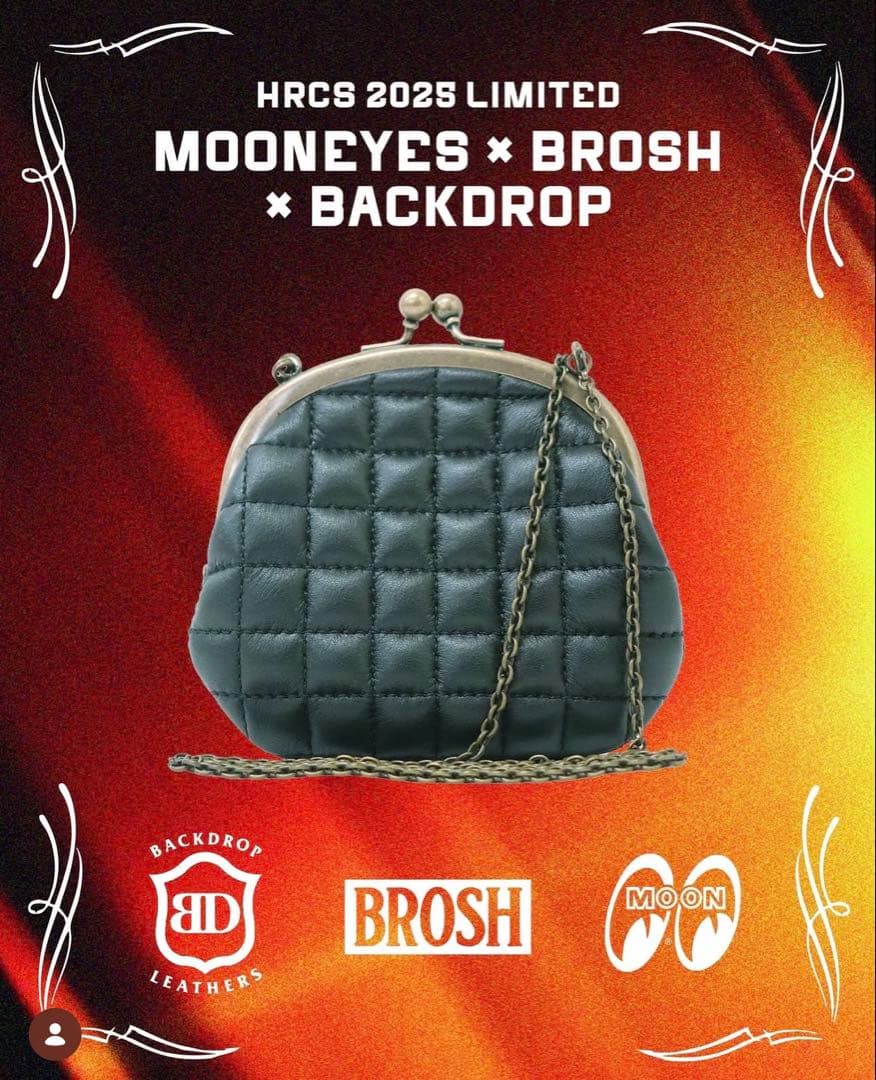 【激レア】限定品 バックドロップ ムーンアイズ BROSH がま口 財布 激レア】限定品 バックドロップ ムーンアイズ BROSH がま口 財布