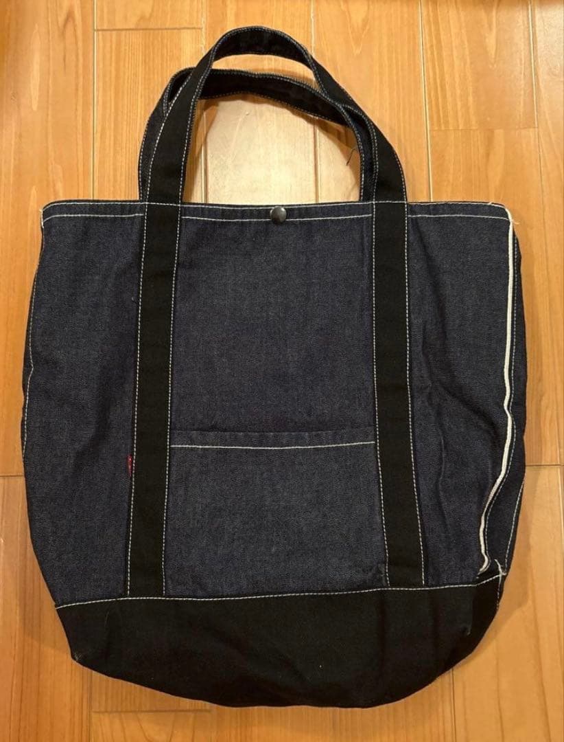 ワンピースオブロックONE PIECE OF ROCK デニムトートバッグビーン