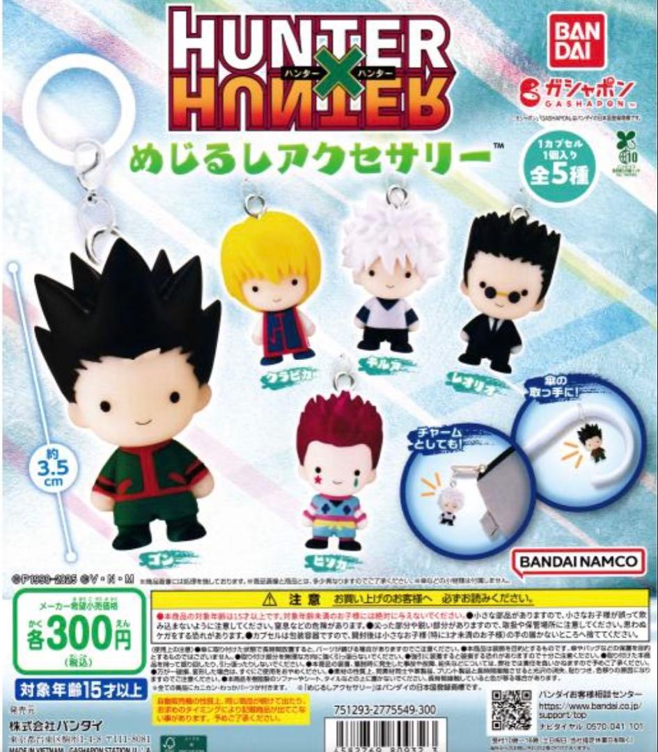 【HUNTER✖️HUNTER】めじるしアクセサリー 5種フルコンプ品