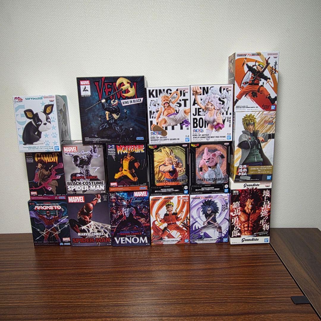 人気アニメフィギュア　マーヴェルフィギュアコレクションセット