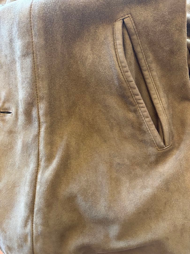 OLD ENGLAND メンズ スエードハーフコート - メルカリ