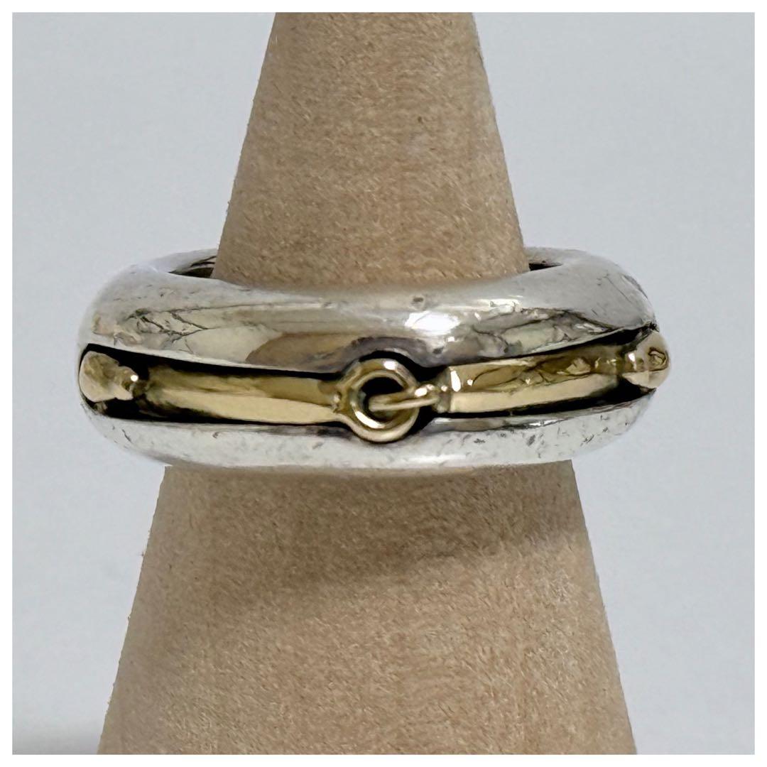 MARS マーズ シルバー925 K18 コンビ リング