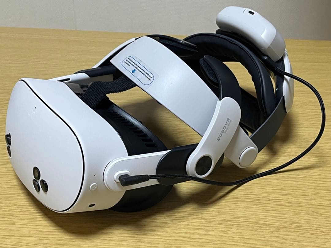  Quest 3S 128GB VOVOVR M3 Proヘッドセット Quest 3が快適に「BOBOVR M3 Pro」の良かった点、気になった点｜V