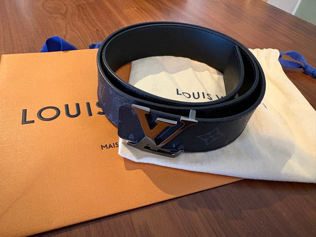 Louis Vuitton レザーベルト モノグラム 90cm