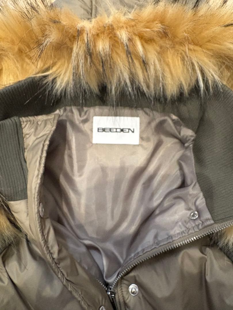 BEEDEN SWITCHING RIB 2WAY PUFFER JACKET - メルカリ