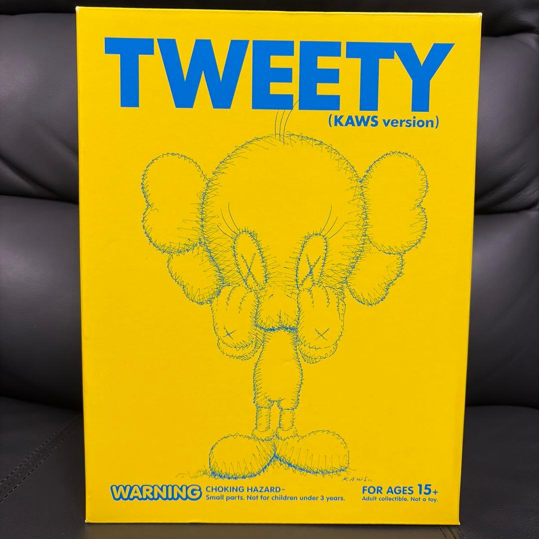 KAWS ORIGINALFAKE トウィティー 黄色 カウズ メディコムトイ
