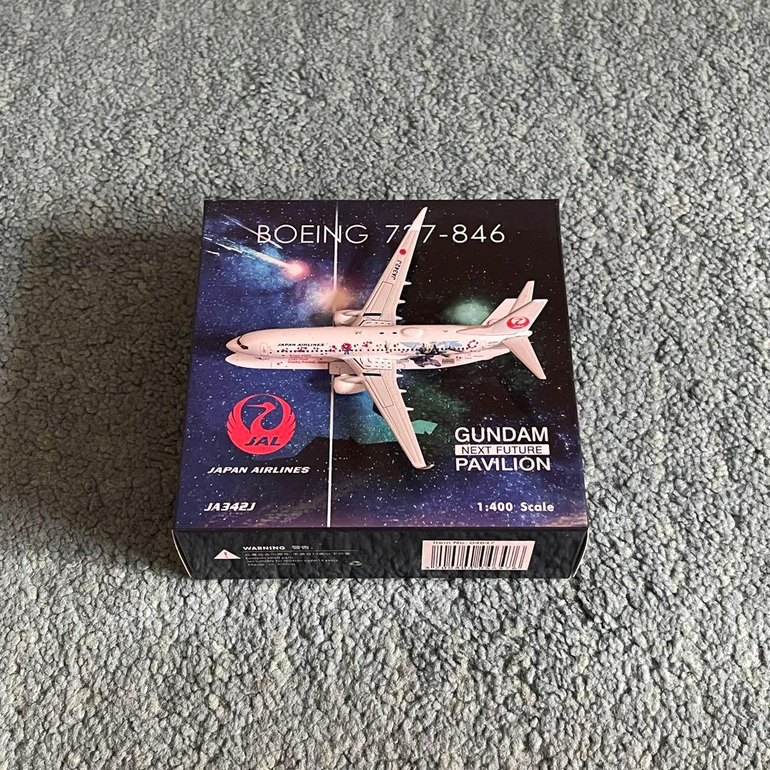 JAL 737-800 ガンダム EXPO JA342J ph 1:400 JAL 737-800 ガンダム EXPO JA342J ph 1:400 - メルカリ