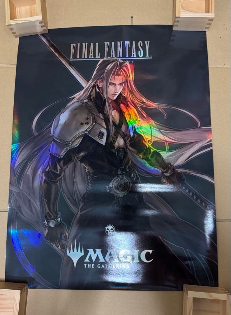 MTG FF 販促用 ポスター セフィロス Amazon｜XINYUELONG アニメ ファイナルファンタジー 7 リメイク