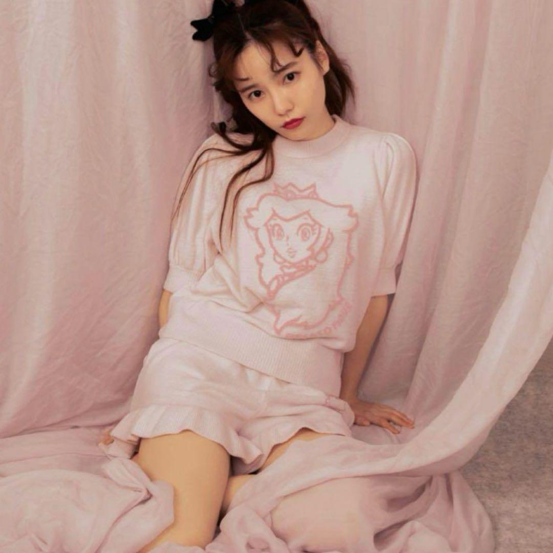 ジェラートピケ スーパーマリオ ピーチ姫 ルームウェア パジャマ ジェラピケ