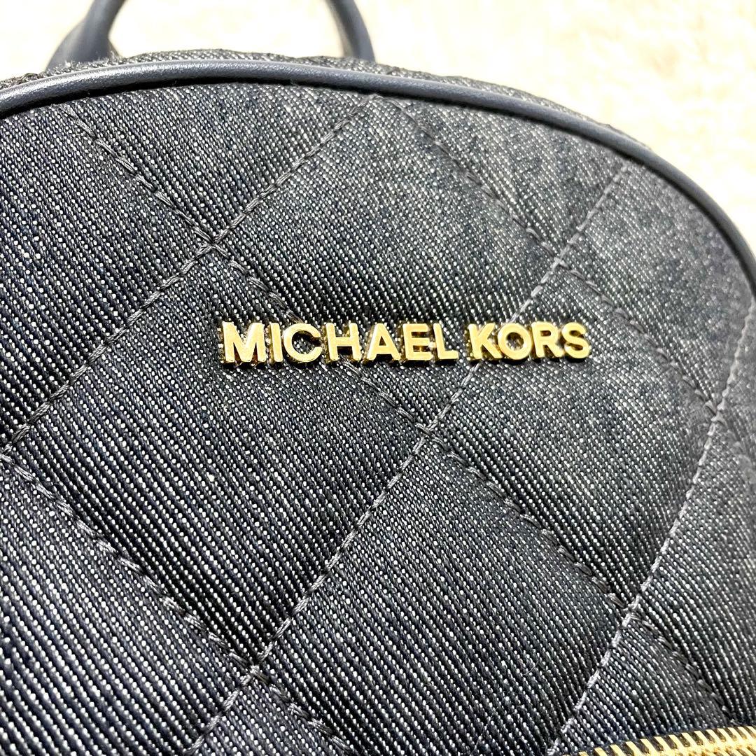 最終値下げ】MICHAEL KORS デニム レザー リュック キルティング