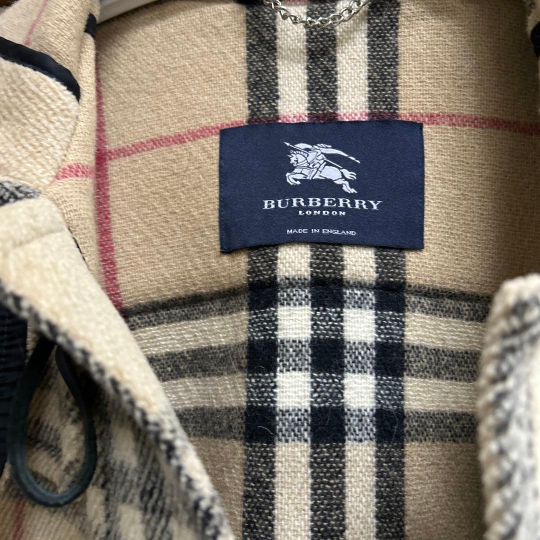 希少 バーバリーロンドン ノヴァチェック ダッフルコート 大きいサイズ レア