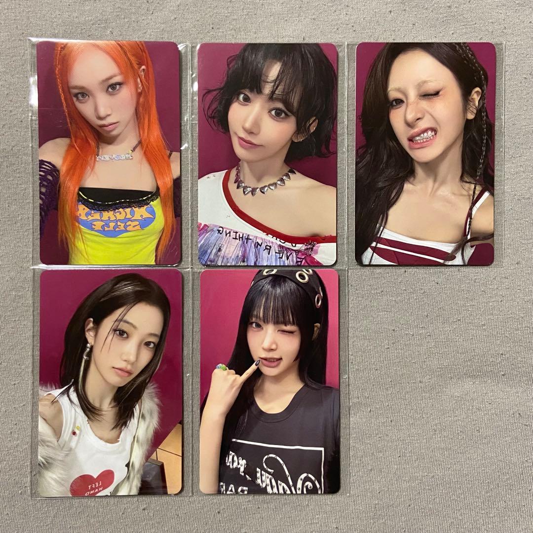 タレントカード LE SSERAFIM SPAGHETTI ECHE TD 11/19 LD LE SSERAFIM 1st Single 'SPAGHETTI' CD購入特典絵柄公開！ - LE SSERAFIM