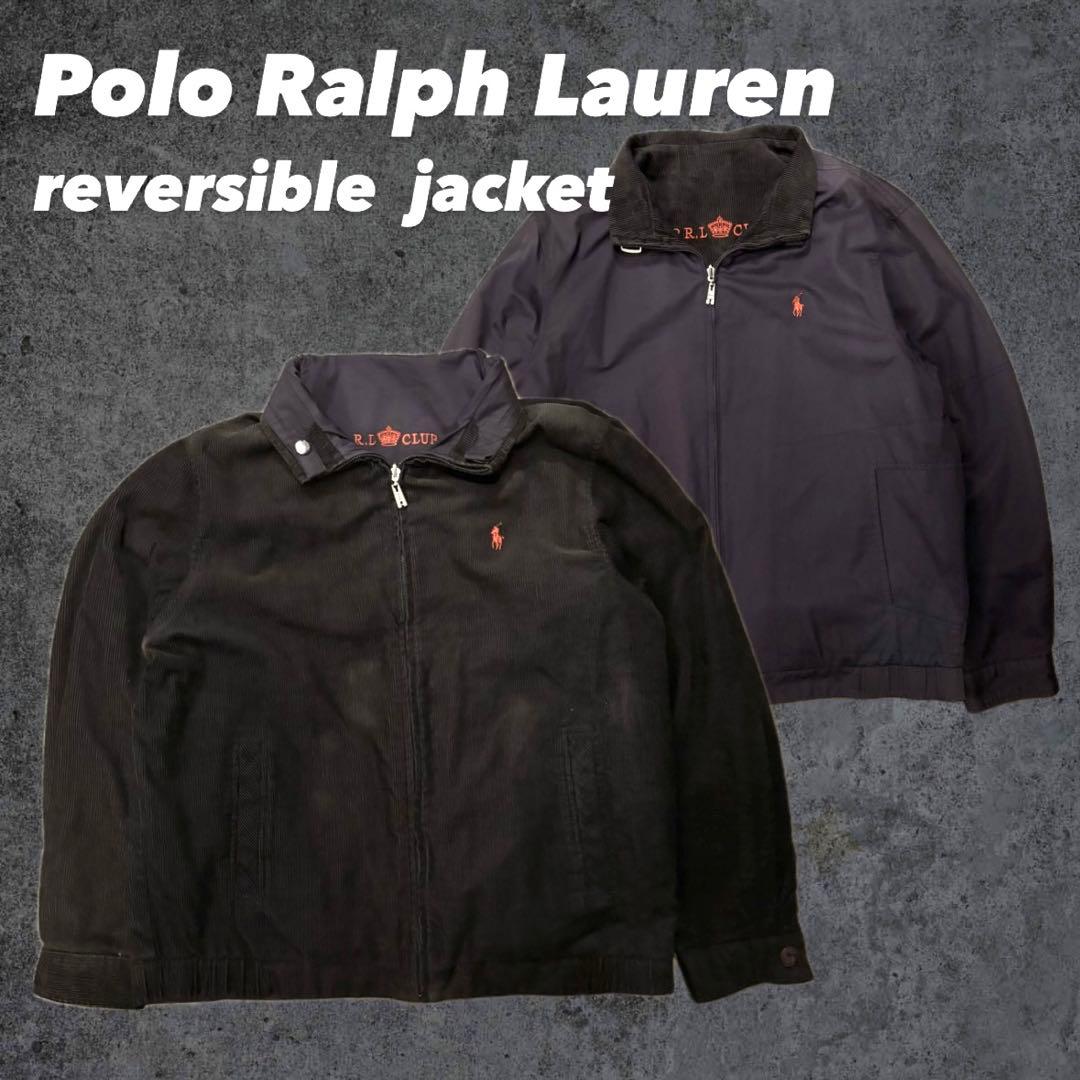 超希少✨　ラルフローレン 刺繍ロゴ コーデュロイ スウィングトップ ブラック 2026年最新】ラルフローレン スウィングトップ コーデュロイの人気