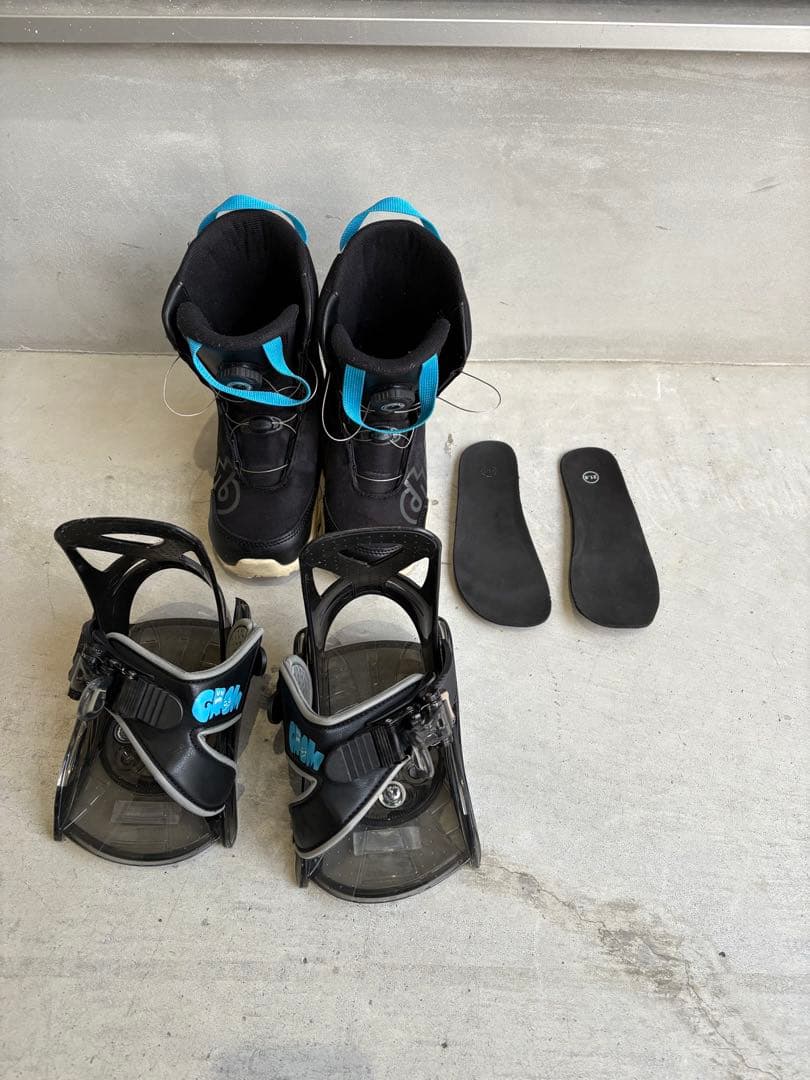 Burton GROM ビンディング　と　DUB　22.0cmブーツセット