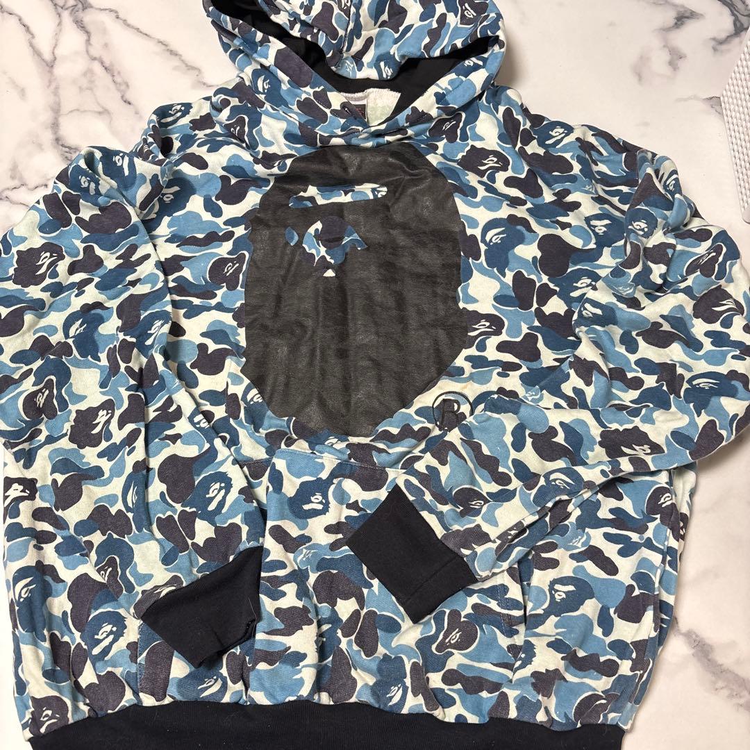 迷彩柄フード付きパーカー - メルカリ