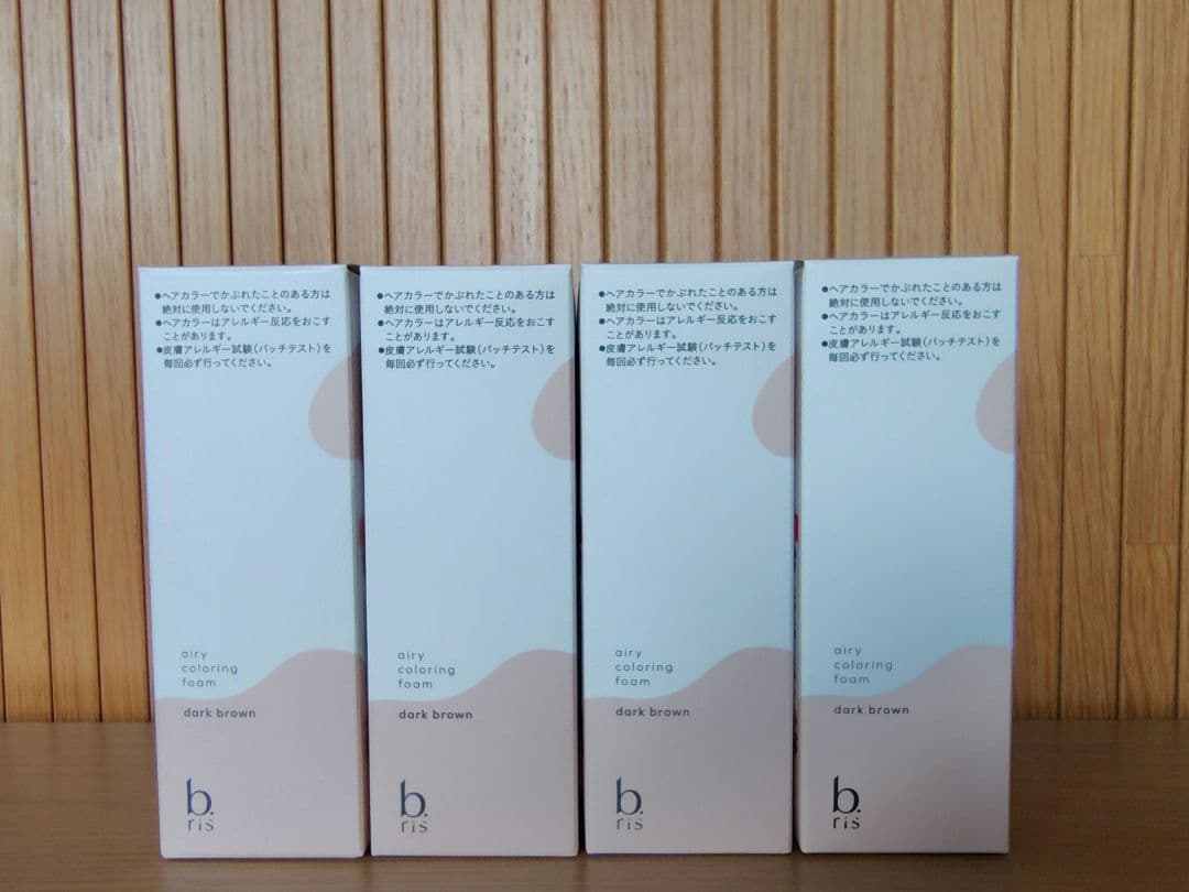 b .ris エアリーカラーリングフォーム 　ダークブラウン 80g　4本セット