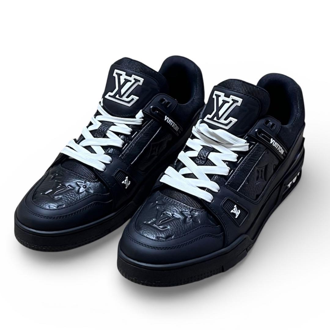 【美品】LouisVuitton ルイヴィトン トレーナー モノグラム ブラック