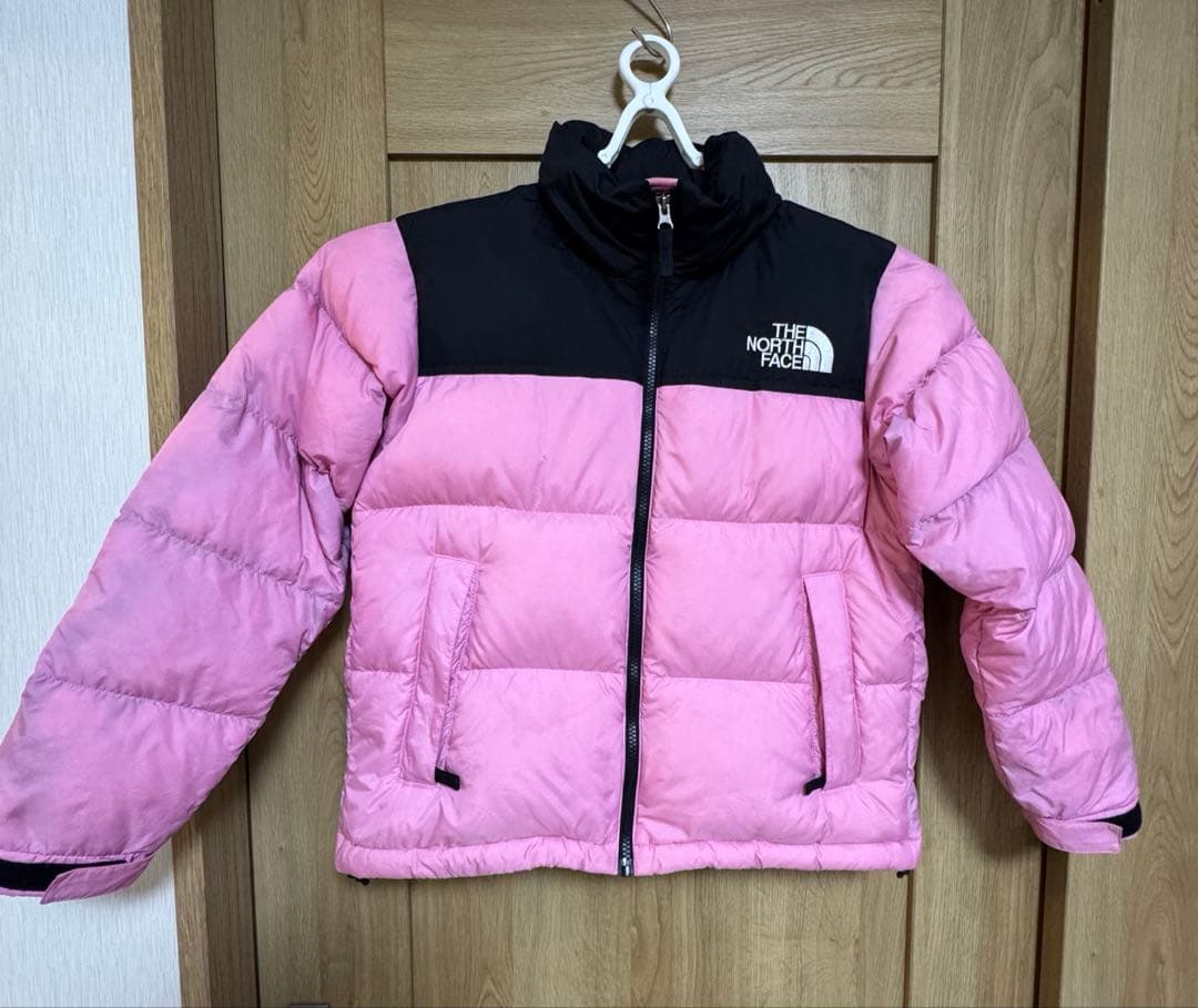 THE NORTH FACE ヌプシ ダウンジャケット ピンク/ブラック