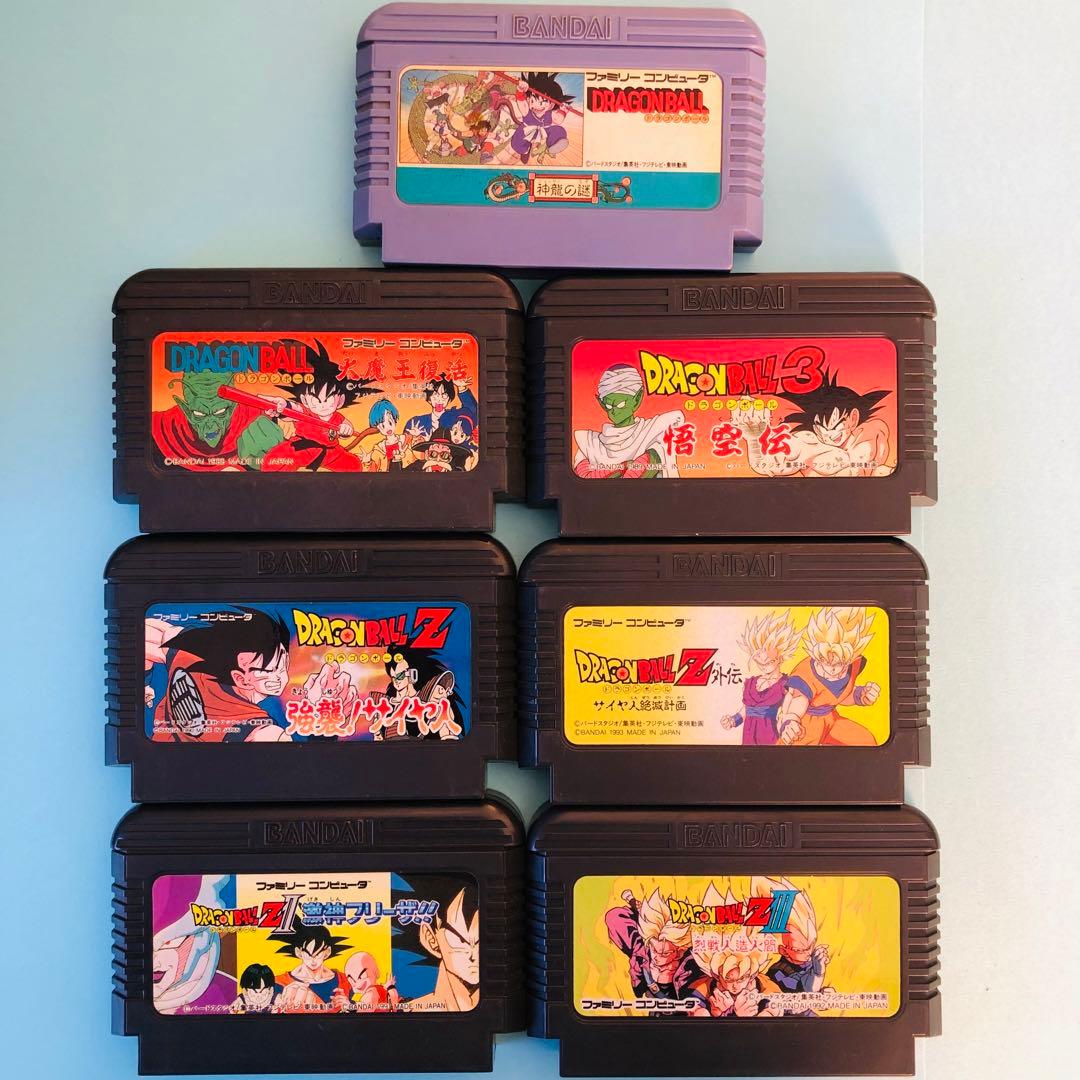 ファミコン ドラゴンボール ドラゴンボールZ カセット全7本まとめ