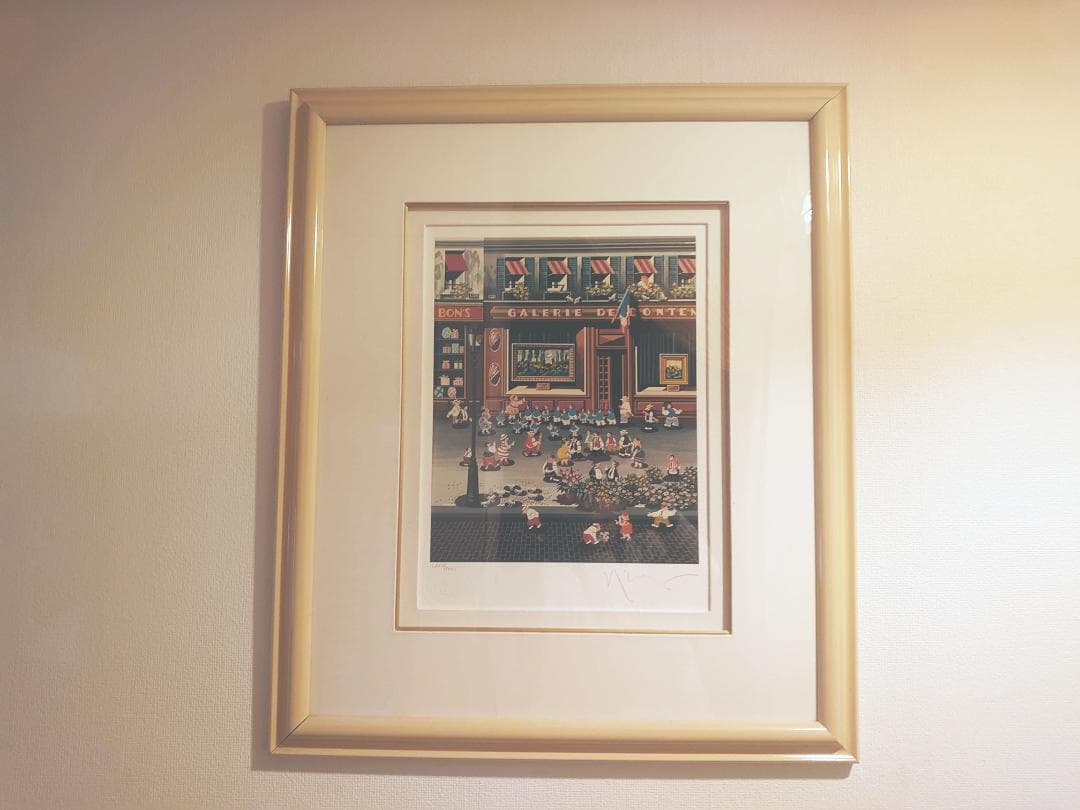 ヒロ・ヤマガタ シルクスクリーン「ギャラリー・広場」 - メルカリ