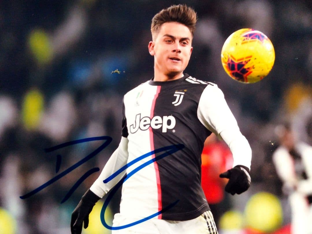 セール中…パウロ・ディバラ直筆サイン入り2Lサイズ写真…サッカーアルゼンチン…③