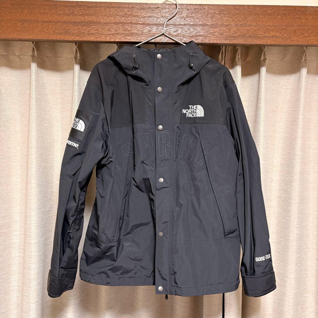 P*5様 Supreme アーチロゴ　gore-Tex the north fa TNF X SUPREME ARC LOGO MOUNTAIN JACKET W/ GORETEX!!!! - YouTube