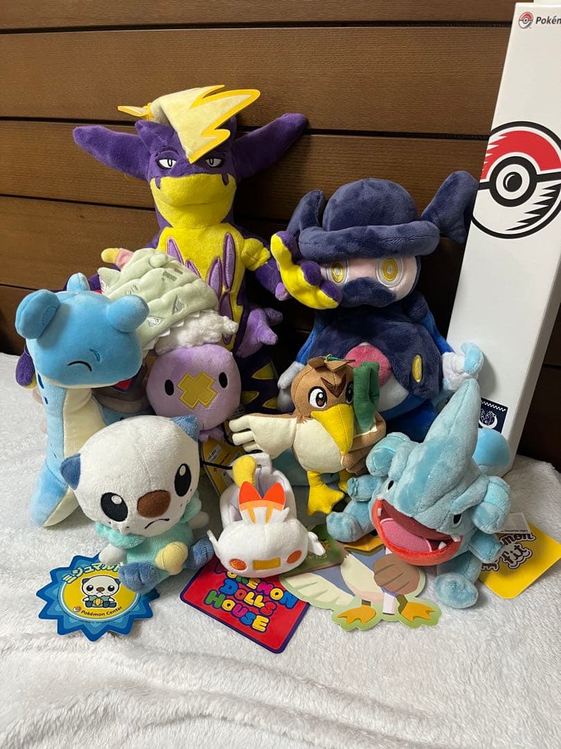 ポケットモンスター　ぬいぐるみ　タグ付き　カードゲーム　マット　10点まとめ売り