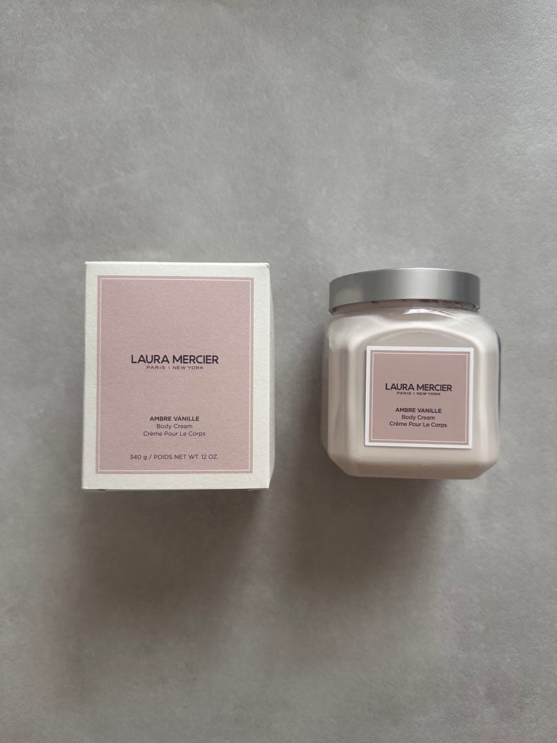 LAURA MERCIER ホイップトボディクリーム アンバーバニラ340g