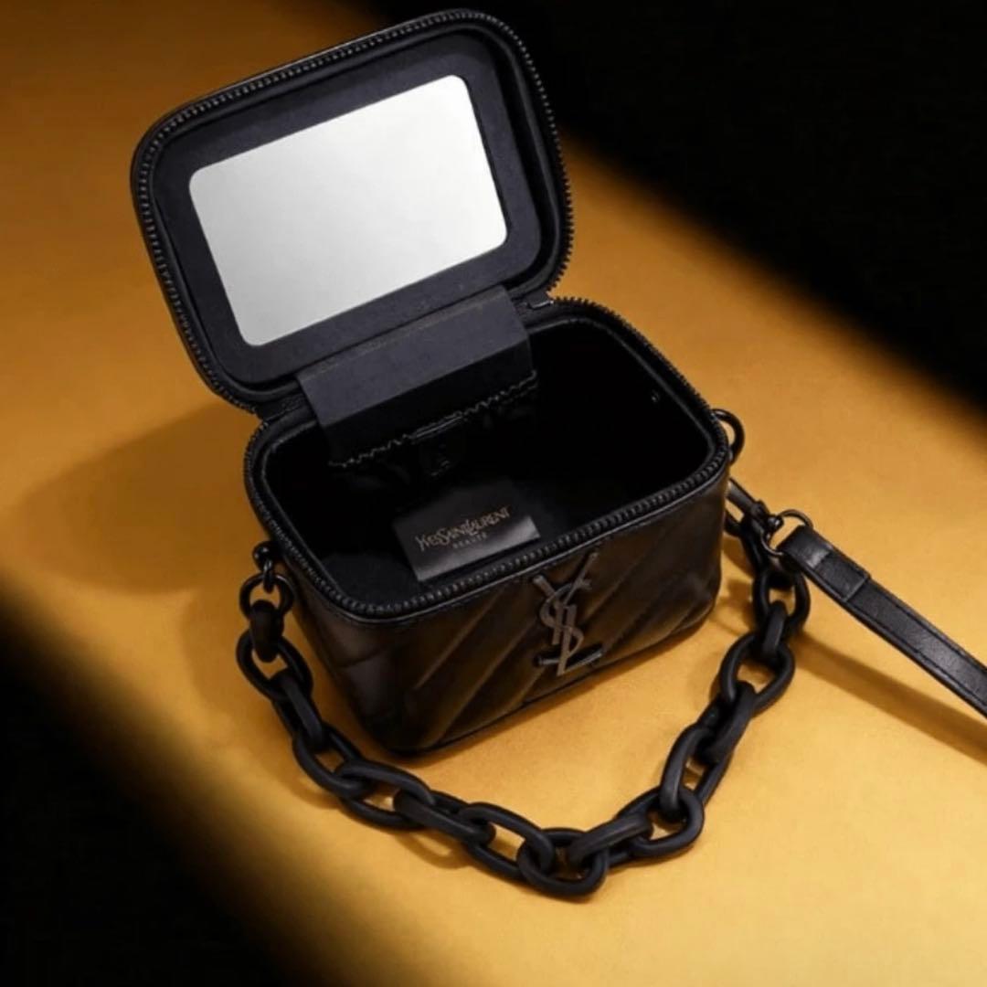 イヴサンローラン バニティポーチ ショルダーバッグ YSL メイクポーチ