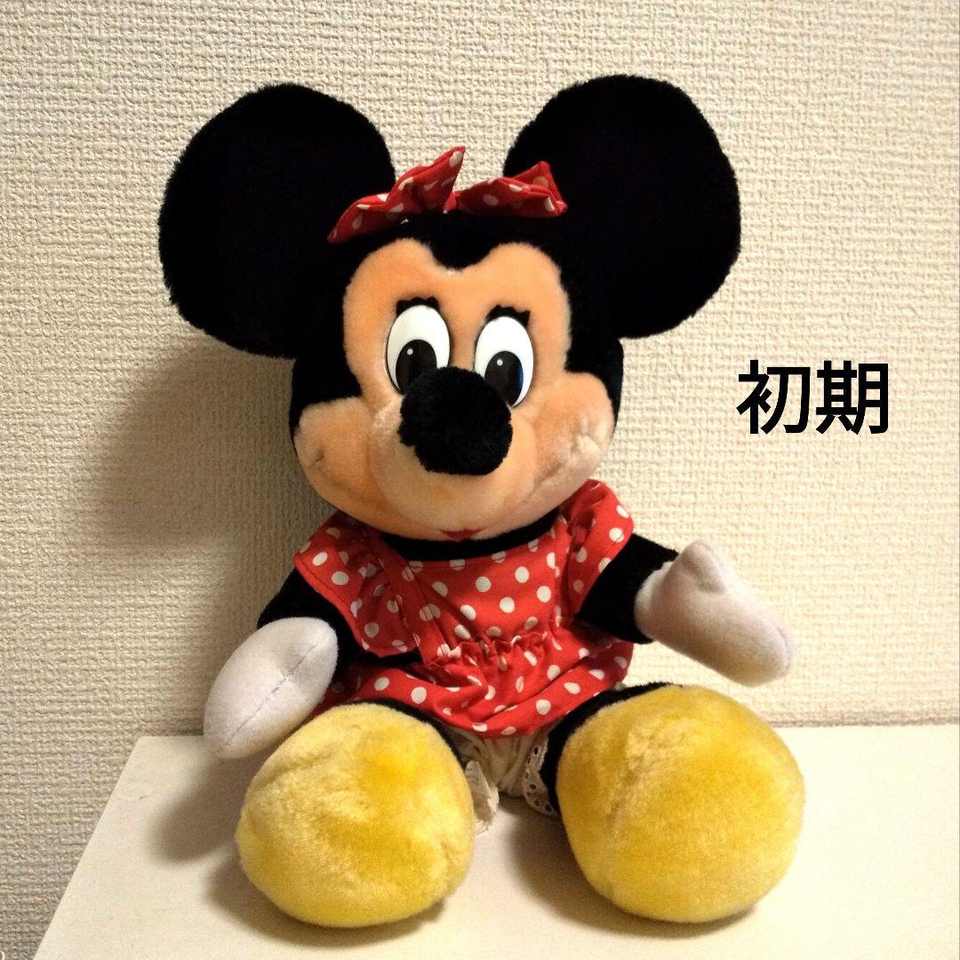 激レア☆ ディズニーランド初期 ミニーちゃんのぬいぐるみ - メルカリ