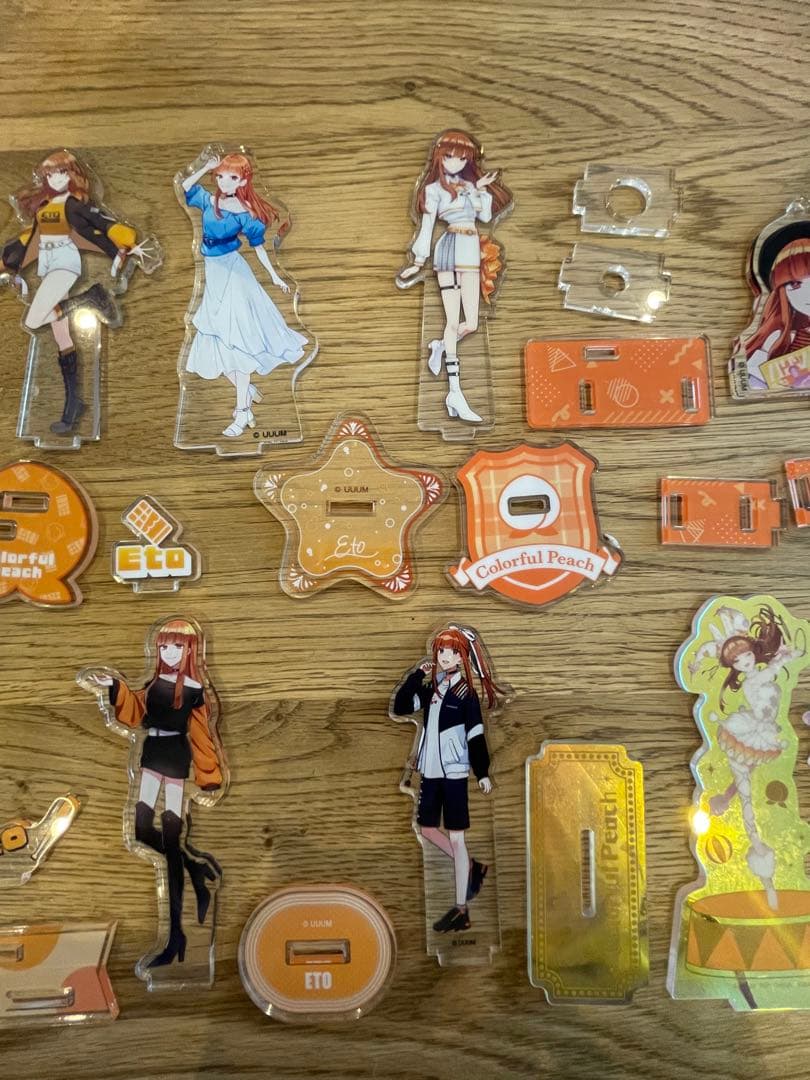 カラフルピーチ からぴち えと アクスタ まとめ売り 鏡 - メルカリ