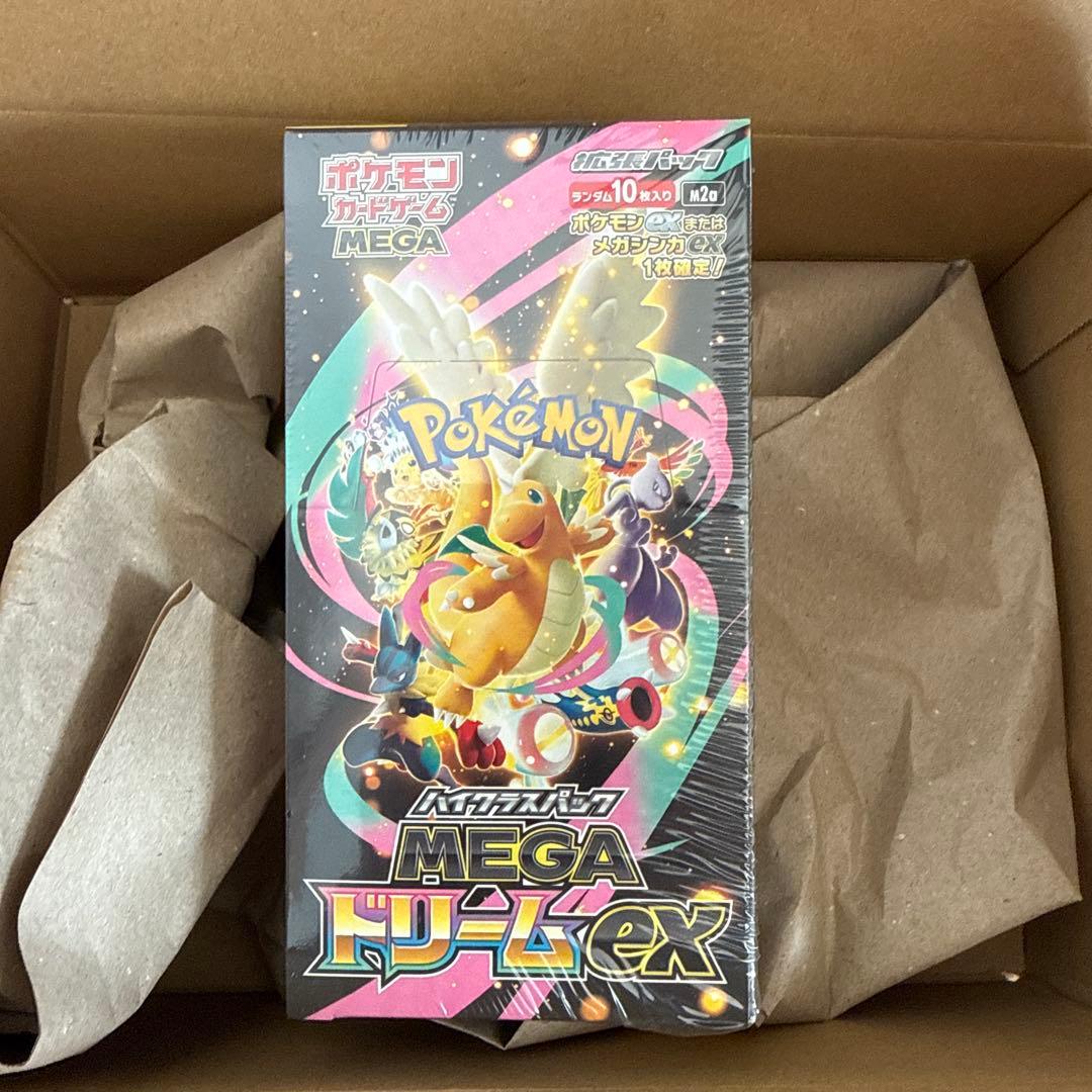 未開封　ポケモンカードゲーム MEGAドリームEX BOX シュリンク付き ポケモンカードゲーム MEGAドリームEX 9 ボックス シュリンク付き box