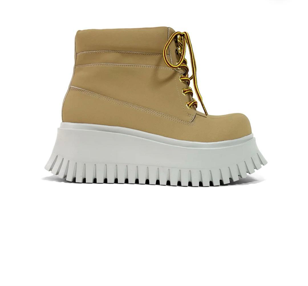 mikiosakabe × three treasures ワーカーブーツ