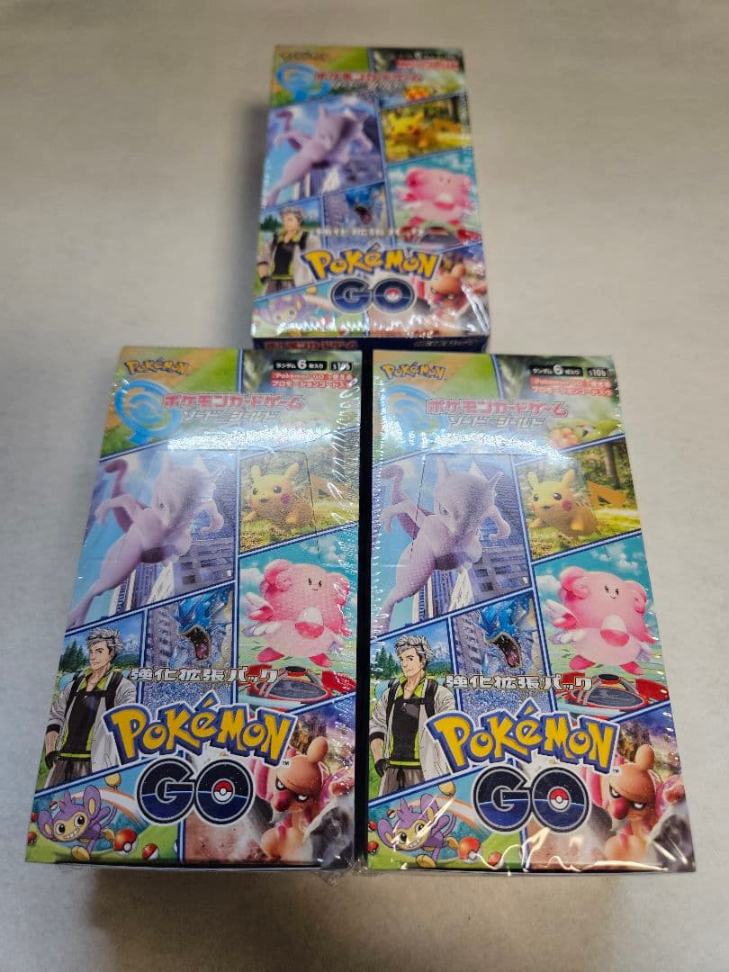 【新品未開封／シュリンク付き】ポケモンカード Pokémon GO正規品3BOX