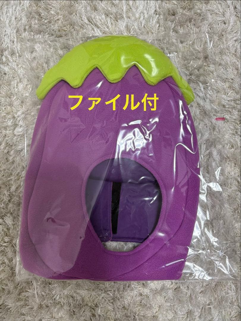 本物のナスビの被り物　天竺鼠