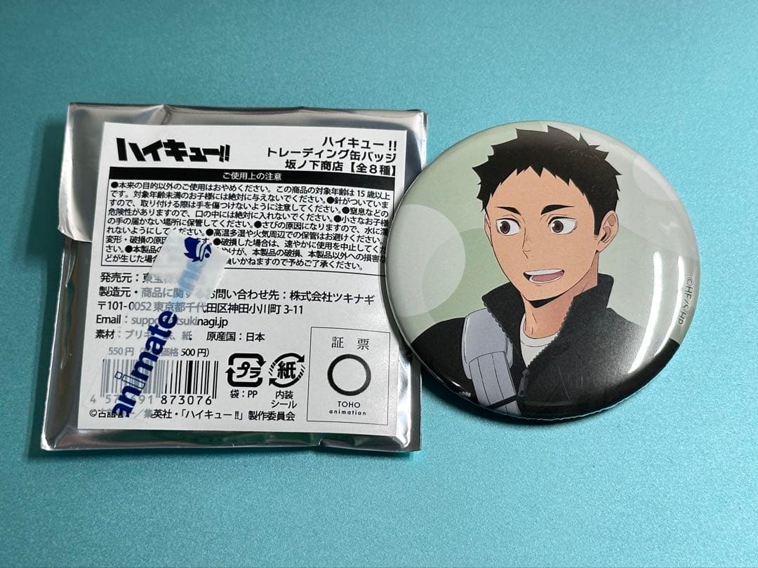 ハイキュー!! 澤村大地 缶バッジ トレーディング缶バッジ 坂ノ下商店
