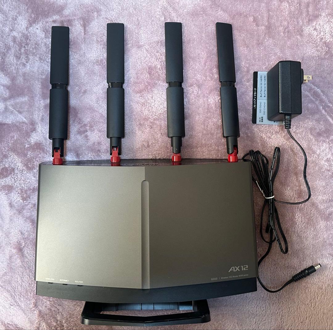 BUFFALO WXR-6000AX12P Wi-Fi 6 ルーター 10ギガ