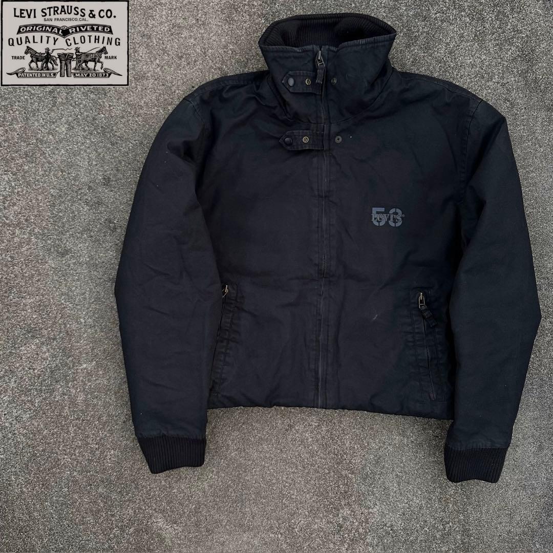 超希少00s ユーロリーバイス 襟高 チンストラップ 短丈 サンタフェ ショート